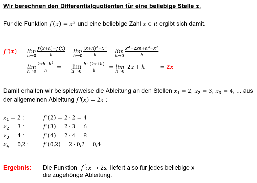 Formale Herleitung